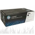 Zestaw dwółch tonerółw HP 36A do LaserJet P1505, M1120/1522 (CB436AD) | 2x2 000 str. Black