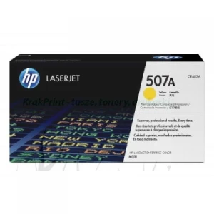Toner HP Nr.507A do LaserJet M551/570/575 | 6tys. (CE402A) Yellow