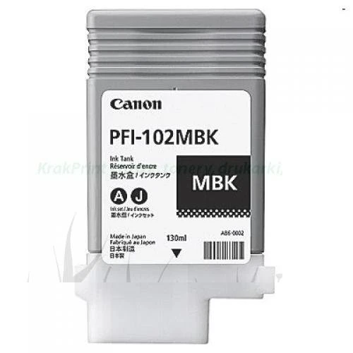 Tusz Canon Zamiennik PFI-102MBK (ZPFI-102MBK) Matt Black