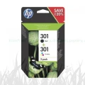 Tusz Hewlett-Packard Oryginał Nr.301 Bk+CMY (N9J72AE / J3M81AE) Color(CMYBk)