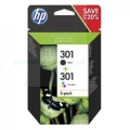 Tusz Hewlett-Packard Oryginał Nr.301 Bk+CMY (N9J72AE / J3M81AE) Color(CMYBk)