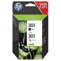 Tusz Hewlett-Packard Oryginał Nr.301 Bk+CMY (N9J72AE / J3M81AE) Color(CMYBk)