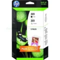 Tusz Hewlett-Packard Oryginał Nr.301 Bk+CMY (N9J72AE / J3M81AE) Color(CMYBk)
