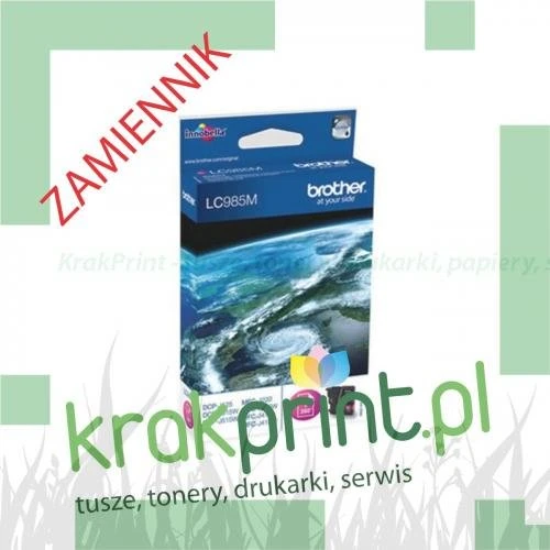 Tusz Zamiennik Brother LC-980 / LC-985C / LC-1100 OLD Magenta