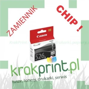 Tusz Zamiennik z chipem do Canona CLI-526Bk CHIP (MPC526BK) Black