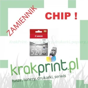 eMPe zamiennik tuszu PGI-520Bk do Canon IP4700 (MPPGI520Bk) Black CHIP