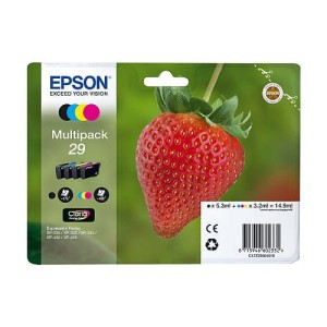 Tusz Epson Oryginał Multipack 4-colours 29 Claria Home Ink (C13T29864012) Color(CMYK)