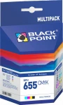 [BPH655CMYK] Multipack Black Point (HP 655) CMYK