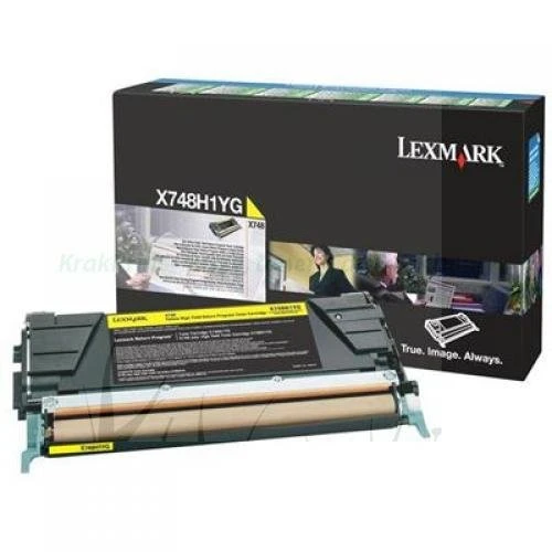 Toner Lexmark Oryginał X748H1YG Yellow