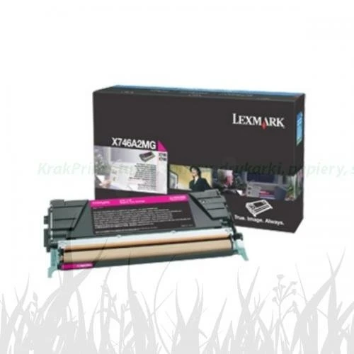 Toner Lexmark Oryginał X746A3MG Magenta