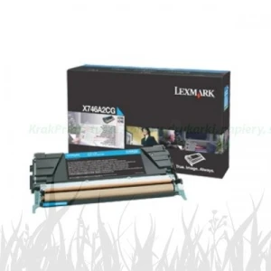 Toner Lexmark Oryginał X746A3CG Cyan