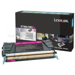 Toner Lexmark Oryginał X746A1MG Magenta