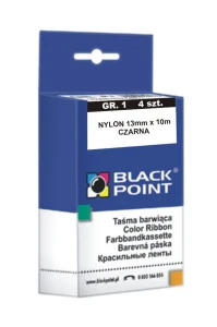 [KBPGR1CZ] Black Point Ribbon | Taśma gr. 1-13mm x 10 m czarna 1szt.