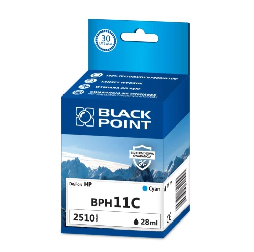 [BPH11C] Tusz/Ink Black Point | HP (C4836AE/C4911A)  cyan