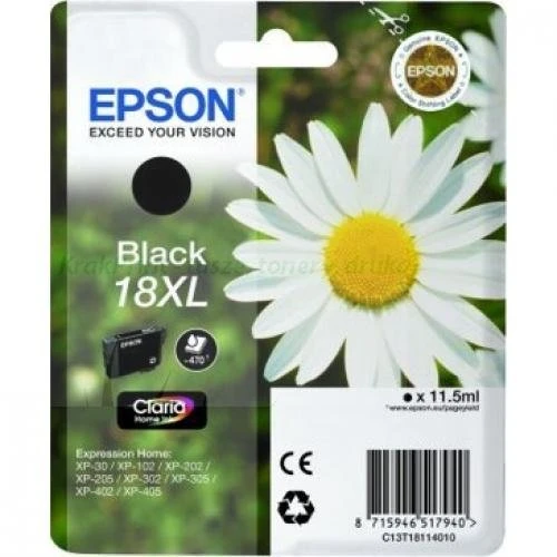 Tusz Epson Oryginał T1811 (C13T18114010) Black