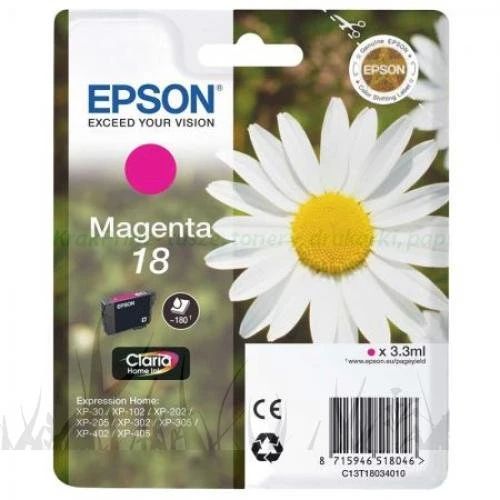 Tusz Epson Oryginał T1803 (C13T18034010) Magenta