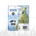 Epson Tusz T2611 4.7ml do XP-600/700/800 (C13T26114010 / C13T26114012) PhotoBlack