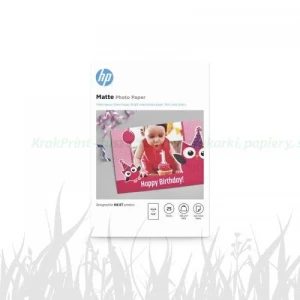 Papier fotograficzny HP Matte Photo Paper 180 g/m² - 10×15, 25 arkuszy (7HF70A)