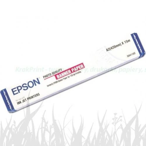 Epson C13S041102 - Papier (Pap banner kl foto 720dpi szer A2 (15m))