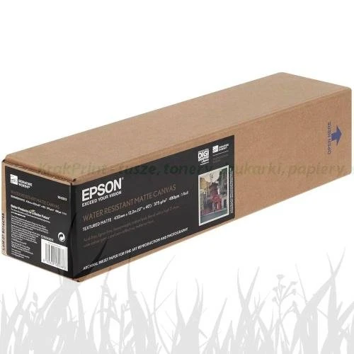 Epson *** WaterResistant Matte Canvas Roll, 17" x 12,2 m, 375g/m2 (C13S042013)