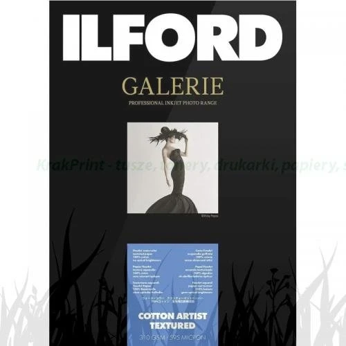 Papier fotograficzny Ilford Galerie Cotton Artist Textured 310g - 10x15 (50 arkuszy) (2005031)