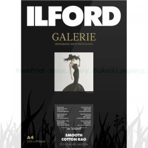 Papier fotograficzny Ilford Galerie Smooth Cotton Rag 310g - 10x15 (50 arkuszy) (2005027)