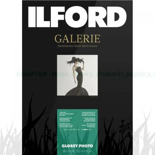 Papier fotograficzny Ilford Galerie Glossy Photo 260g - A2 (25 arkuszy) (2002716)