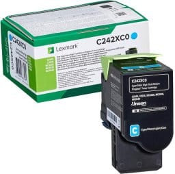 Toner Lexmark do MC2535adwe | 3,5tys. (C242XC0) Cyan