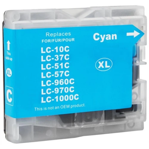 Tusz Zamiennik LC-970C/LC-1000C (MPBR970/1000C) Cyan