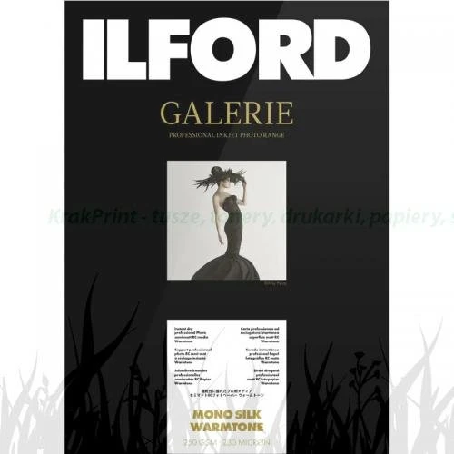 Papier fotograficzny Ilford Galerie Mono Silk Warmtone 250g - 10x15 (100 arkuszy) (2002728)