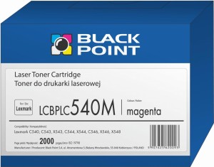 [LCBPLC540M] Toner Black Point Color (Lexmark C540H1MG) magenta