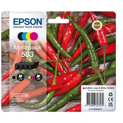 Zestaw tuszy Oryginalny Epson Nr.503 (C13T09Q64010) CMYK