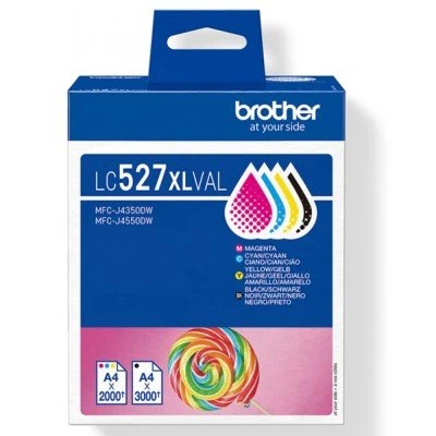 Tusze Oryginalne Brother LC-527 XL CMYK (LC527XLVAL) (komplet)