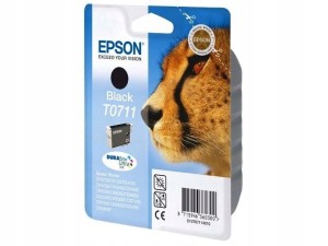 Tusz Epson Oryginał T0711 (C13T07114011) Black (BEZ OPAKOWANIA)