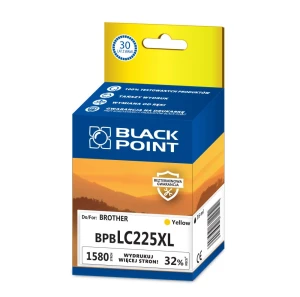 Black Point tusz BPBLC225XLY zastępuje Brother LC-225XLY, żółty