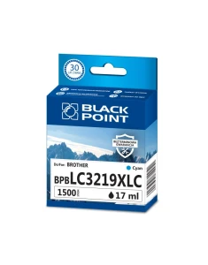Black Point tusz BPBLC3219XLC zastępuje Brother LC-3219XLC, cyan