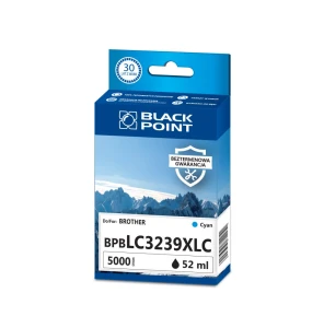 Black Point tusz BPBLC3239XLC zastępuje Brother LC-3239XLC, cyan