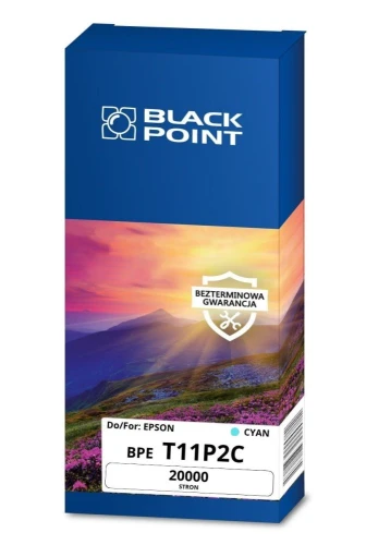Worek z atramentem Black Point | 20tys. (BPET11P2C, SGE11P2C, C13T11P240) Cyan