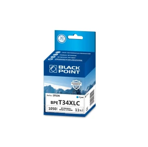 Black Point tusz BPET34XLC zastępuje Epson C13T34724010, cyan
