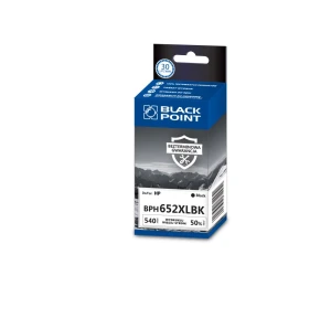 Black Point tusz BPH652XLBK zastępuje HP F6V25AE, black