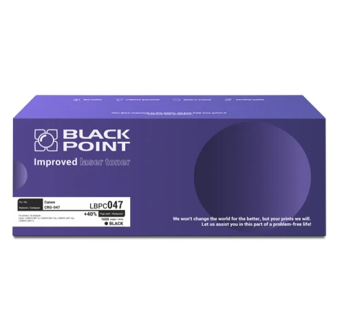 Black Point toner LBPC047 zastępuje Canon CRG-047, Black, 1600 stron.