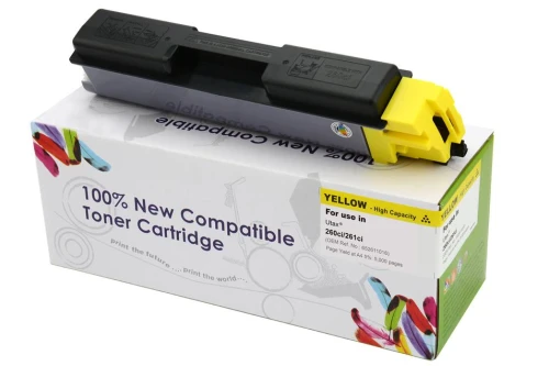 PRODUKT NA ZAMÓWIENIE, MOQ: 1SZT; Toner Cartridge Web Yellow UTAX 260 zamiennik 652611016 (CW-U260YN)