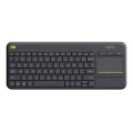 Logitech Klawiatura K400 Plus czarna bezprzewodowa