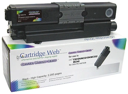 Toner Cartridge Web Black OKI C301 zamiennik 44973536 (CW-O301BN)