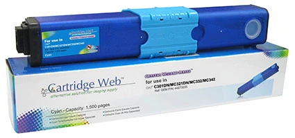 Toner Cartridge Web Cyan OKI C301 zamiennik 44973535 (CW-O301CN)