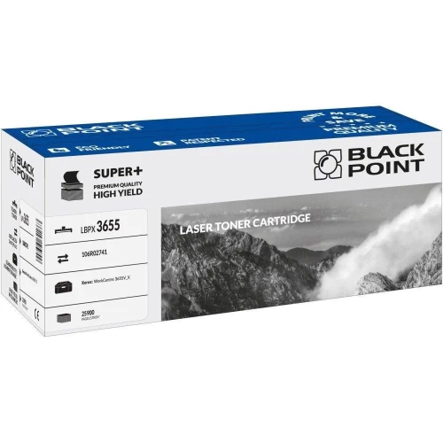 Black Point toner zastępuje Xerox, . | 25,9tys. (LBPX3655 106R02741 BLX03655BCBW) Black