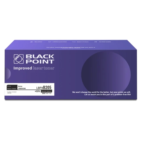 Black Point toner zastępuje Xerox | 3tys. (LBPXB205 106R04348 BLXB205BCBW) Black