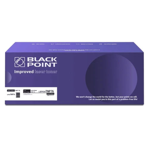 Toner Black Point zastępuje Konica Monilta | 12tys. (LBPKMTNP76 TNP-76 BLK4000IBCBW) Black