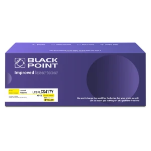 Black Point toner zastępuje Lexmark | 4tys. (LCBPLCS417Y 71B2HY0 BLLOPCS417YBW) Yellow