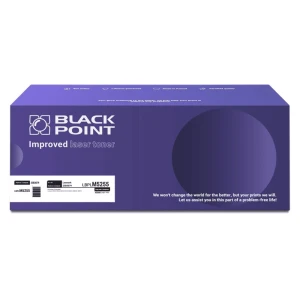 Toner Black Point Zastępuje: Lexmark | 45tys. (LBPLM5255 25B3079 BLLM5255BKBW) Black